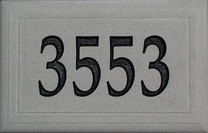 Maple Address Blocks Small Surface Mount Address Block